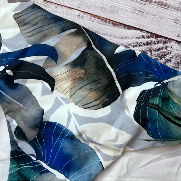 Red Carter Tropical Bikini Swim Bottom - Picture 5 of 5